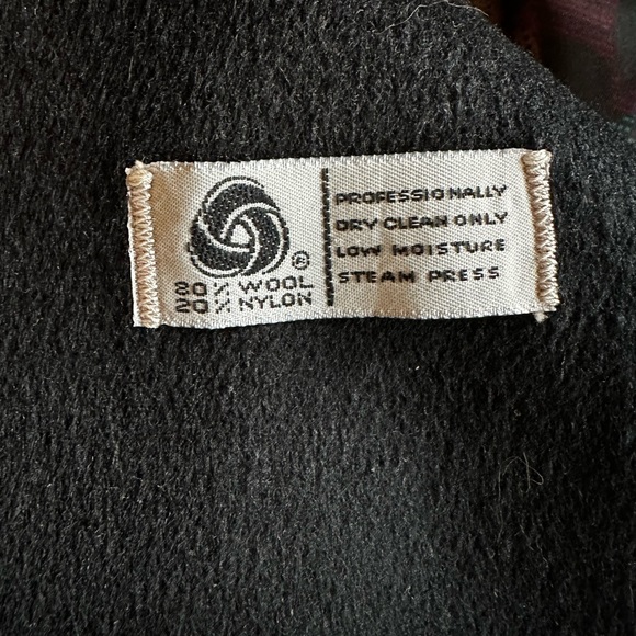 Vintage Alorna Wool Trench Coat - Picture 7 of 10